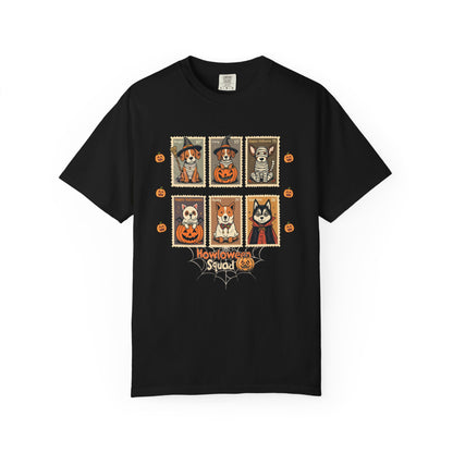 Halloween Pet Portraits Unisex T-shirt, Funny Dog Shirt, Fall Fashion, Pet Lover Gift, Halloween Costume Top